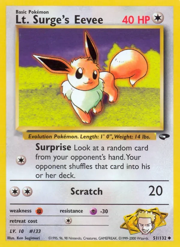 Lt. Surge Eevee
