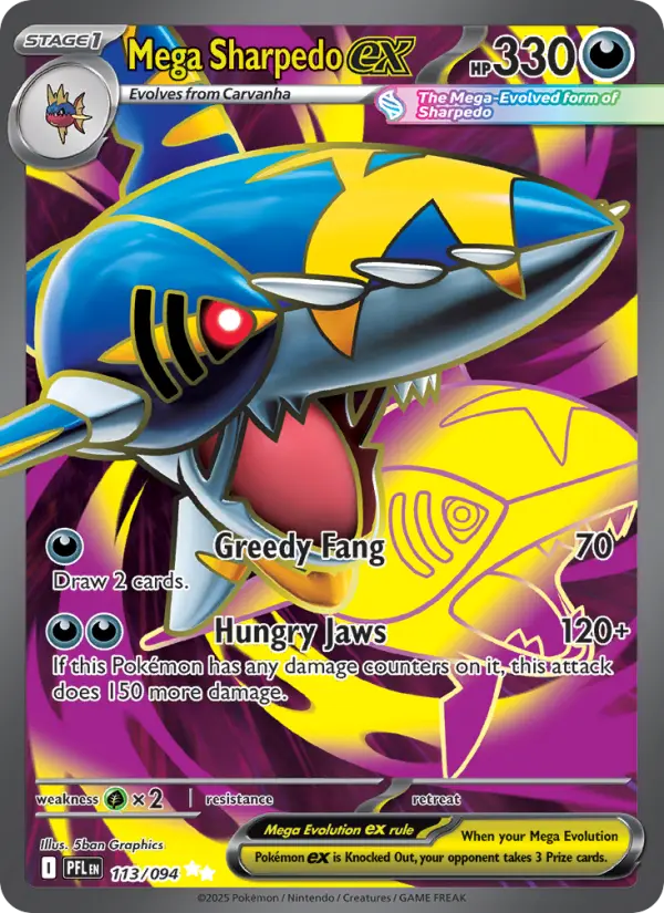 Mega Sharpedo ex