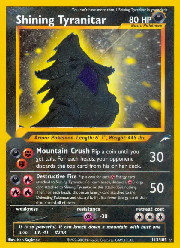 Shining Tyranitar