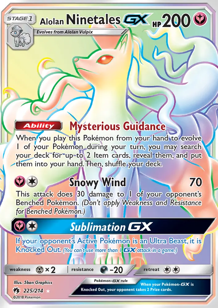 Alolan Ninetales GX