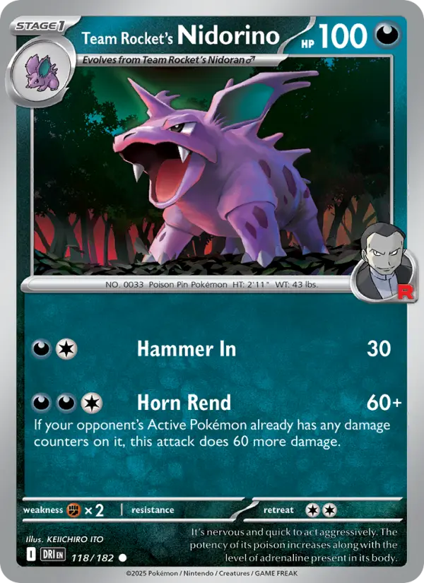 Team Rocket's Nidorino