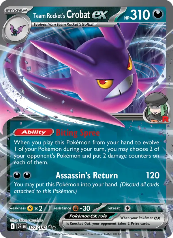 Team Rocket's Crobat ex