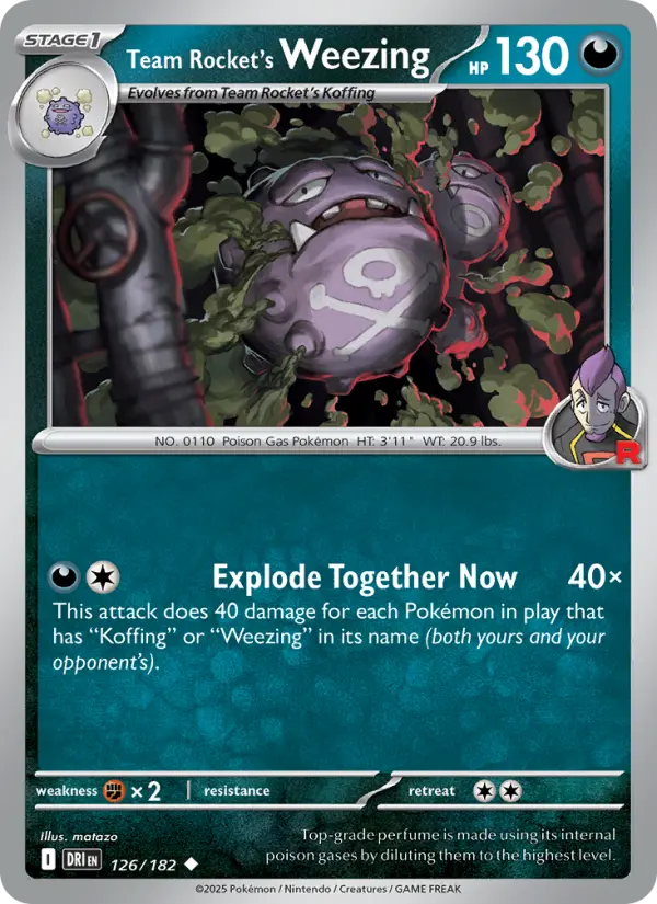 Team Rocket's Weezing