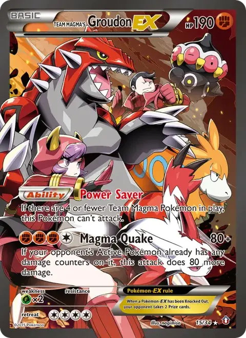 Team Magma's Groudon EX