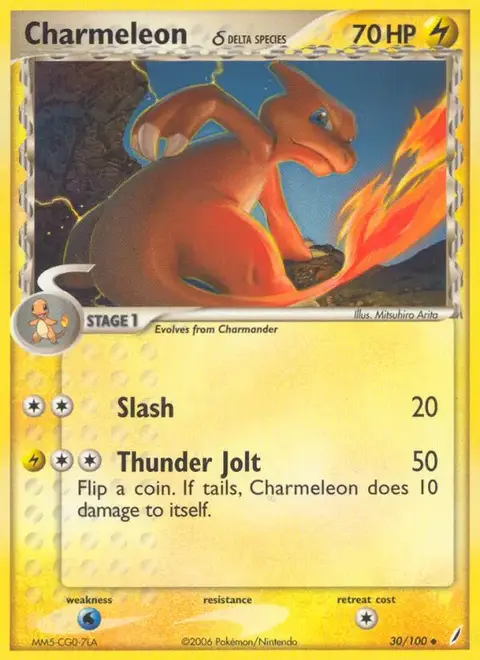 Crystal Delta Charizard δ · Reverse Holo Crystal Guardians 4/100 — Current market ...