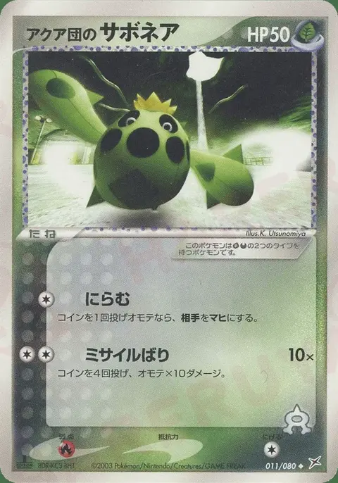 Team Aqua’s Cacnea