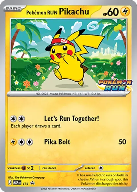 Pokémon RUN Pikachu