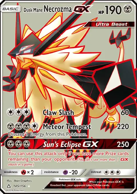Dusk Mane Necrozma GX