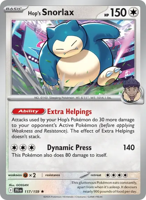 Hop's Snorlax